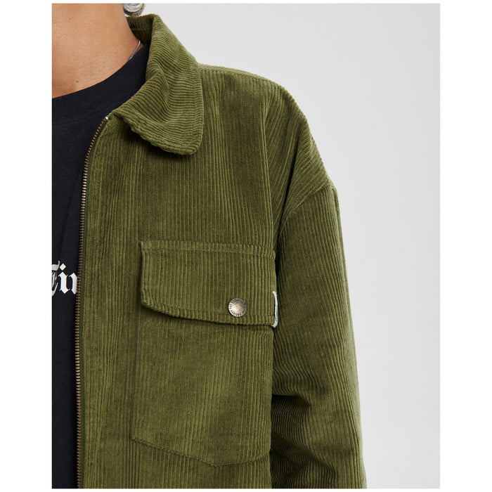 The Critical Slide Society Blackbird Cord Jacket - Men's Olive