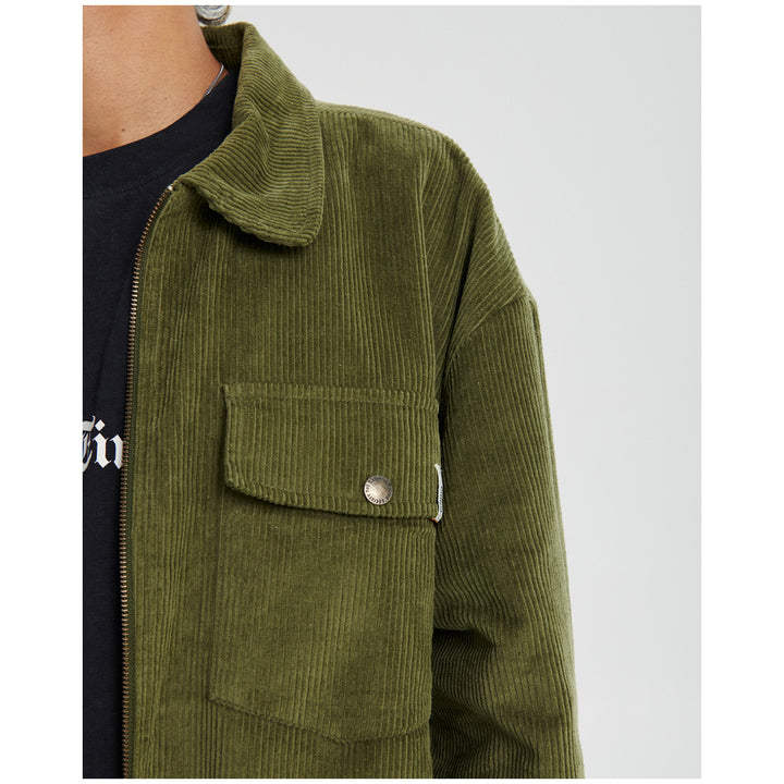 The Critical Slide Society Blackbird Cord Jacket - Men's Olive