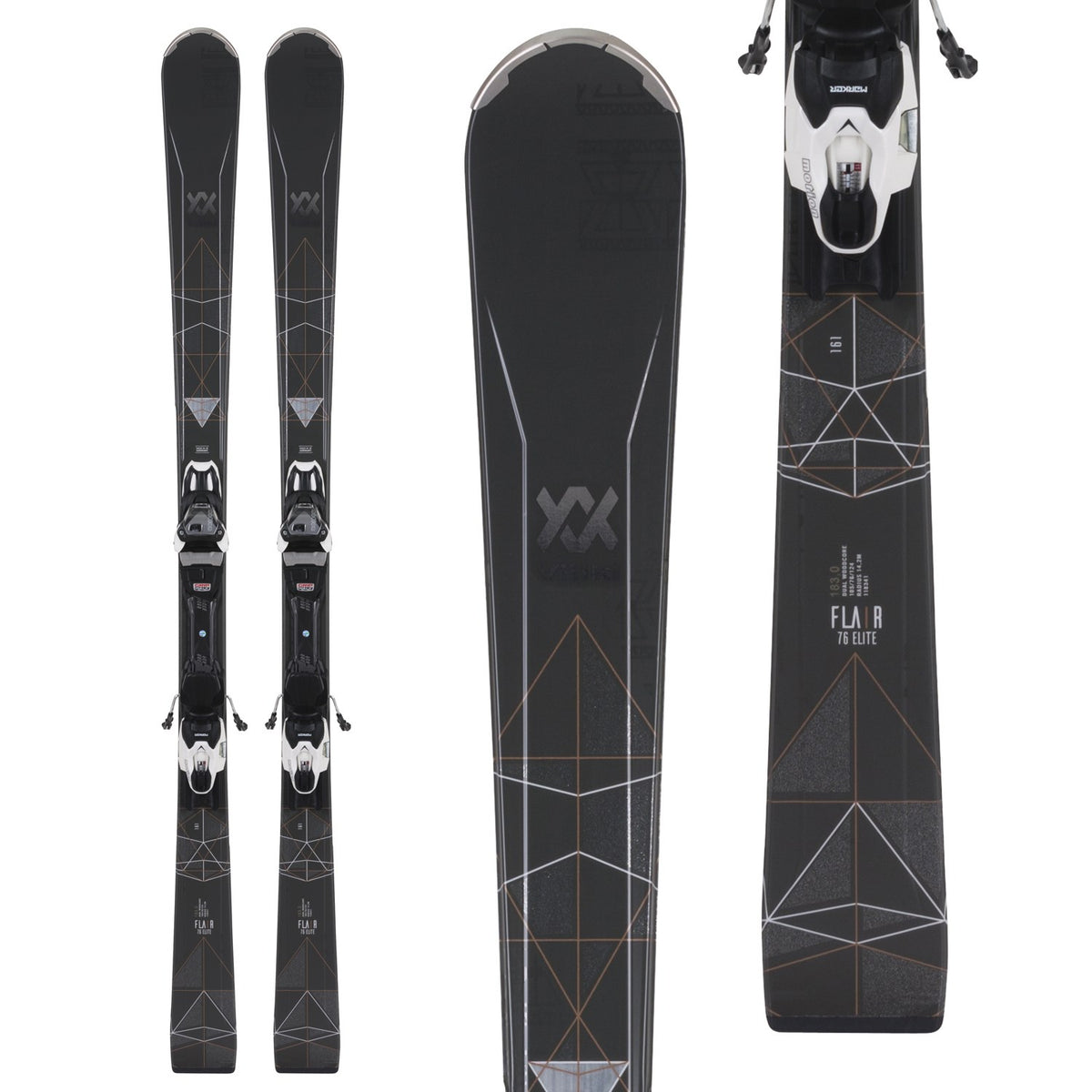Völkl Flair 76 Elite Skis + VMotion 10 GW Bindings 2020