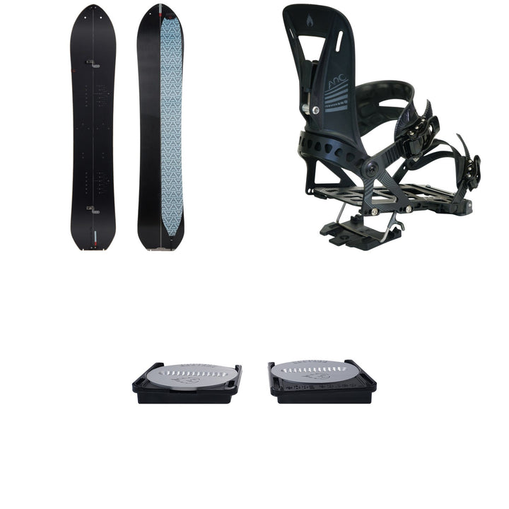 Season Pass Splitboard + Spark R&D Arc ST Splitboard Bindings + Canted Pucks 2026