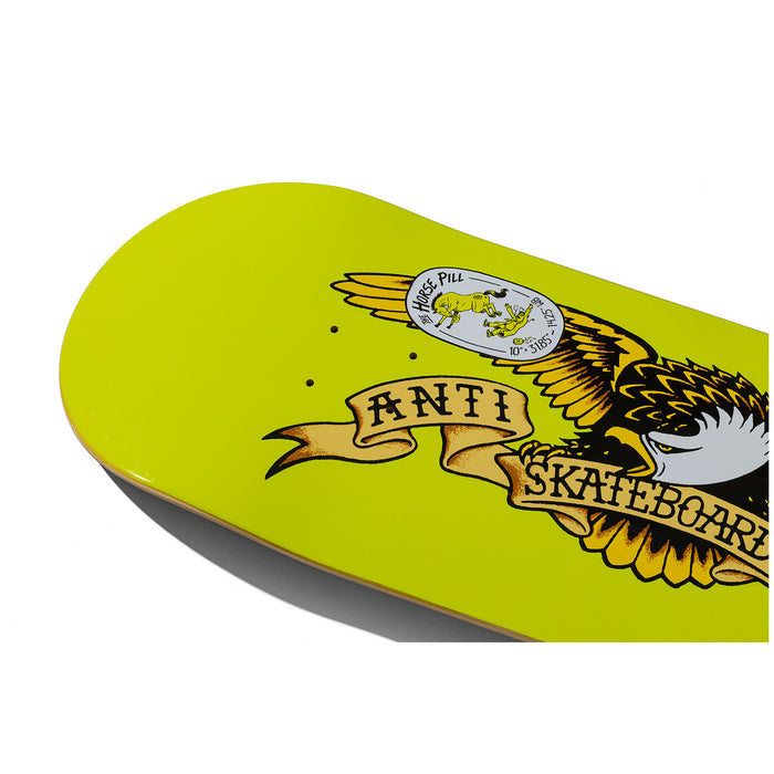 Anti Hero Team Shaped Eagle Horse Pill 10.0 Skateboard Deck