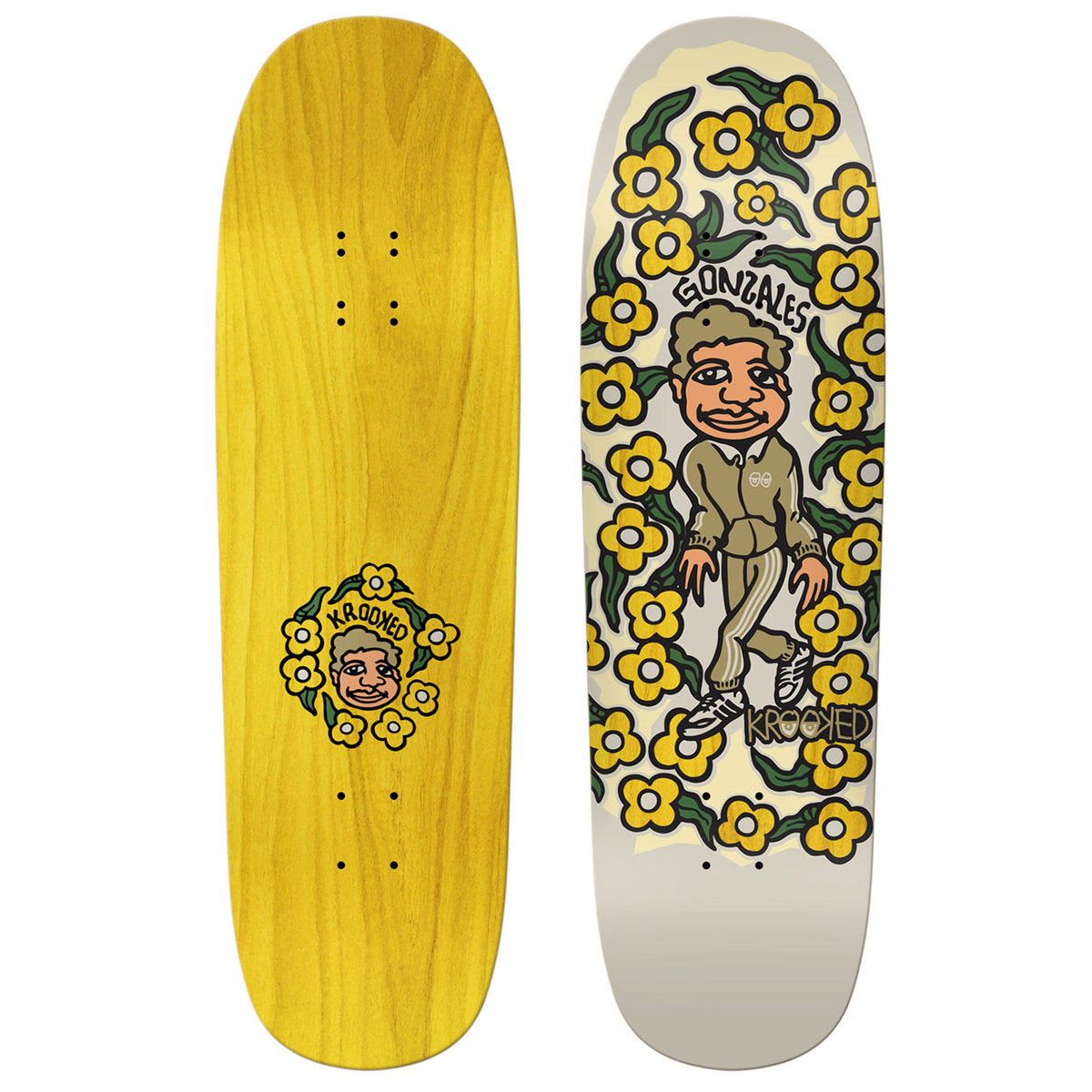 Krooked Gonz Sweatpants 9.25 Skateboard Deck