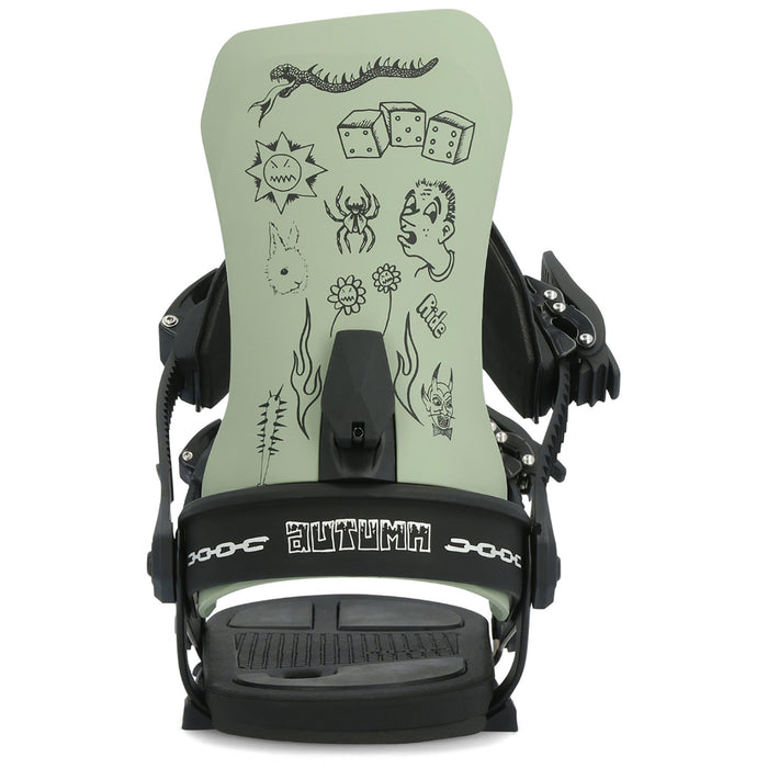 Ride x Autumn A-9 Snowboard Bindings 2024 Sage