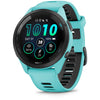 Black/Aqua with Aqua/Black Silicone Band