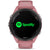 Garmin Forerunner 265S Smartwatch Black/Light Pink with Light Pink/Whitestone Silicone Band