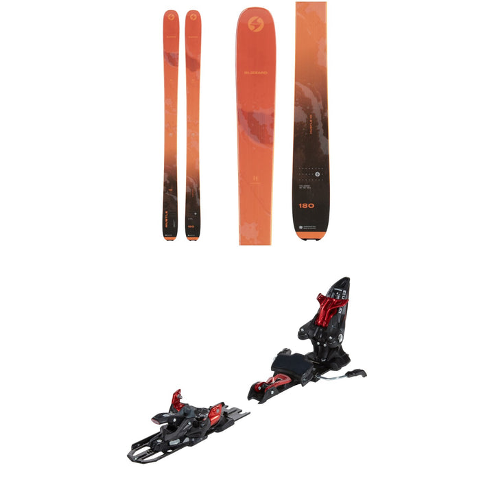 Blizzard Hustle 10 Skis + Marker Kingpin 13 Demo Alpine Touring Ski Bindings