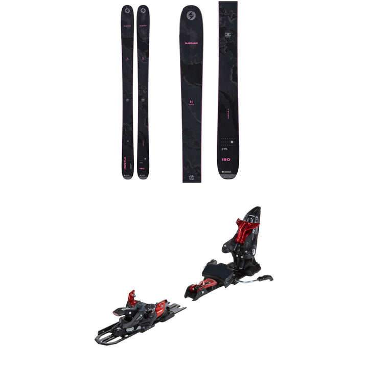 Blizzard Hustle 11 Skis + Marker Kingpin 13 Demo Alpine Touring Ski Bindings