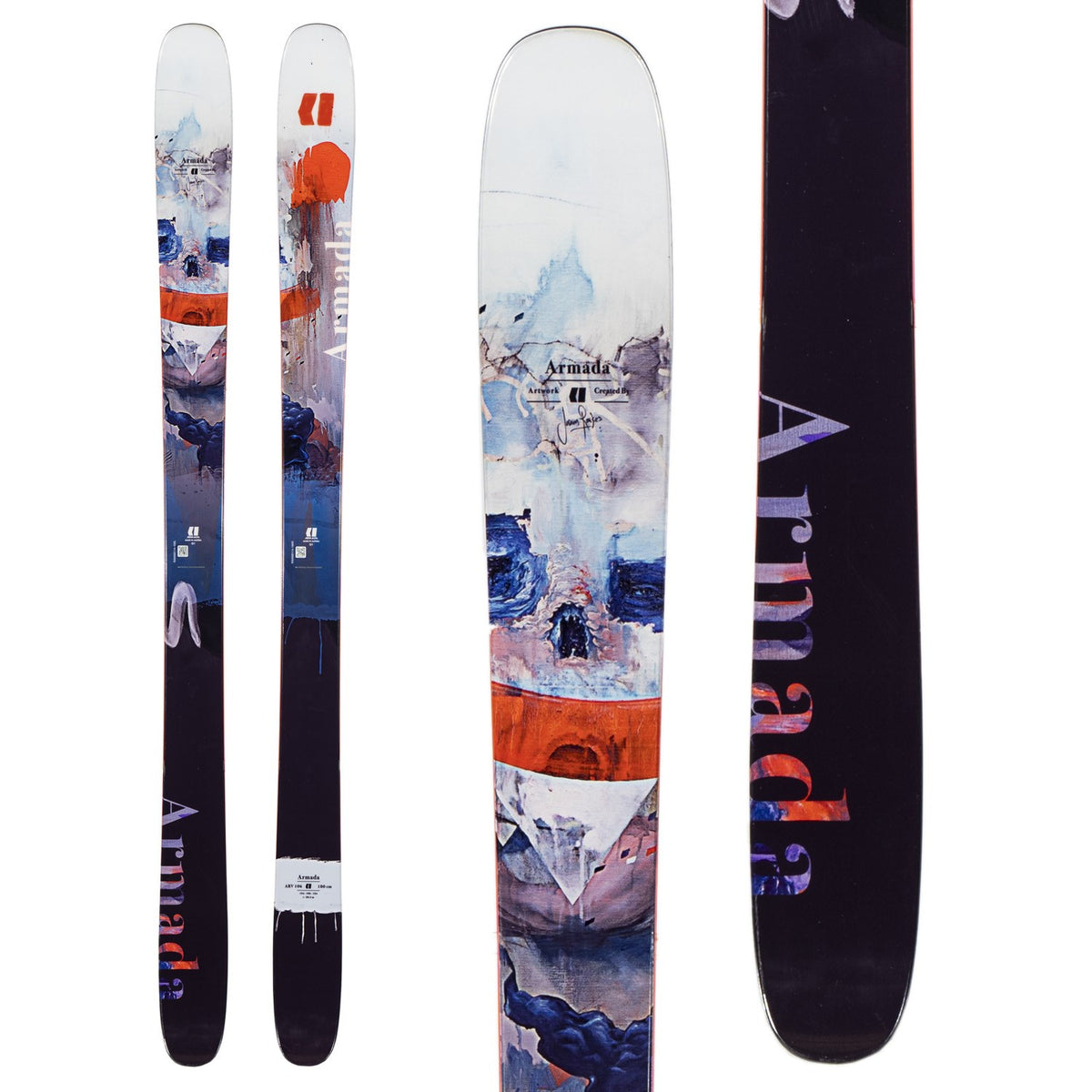 Armada ARV 106 Skis + Warden 13 Demo Ski Bindings 2020