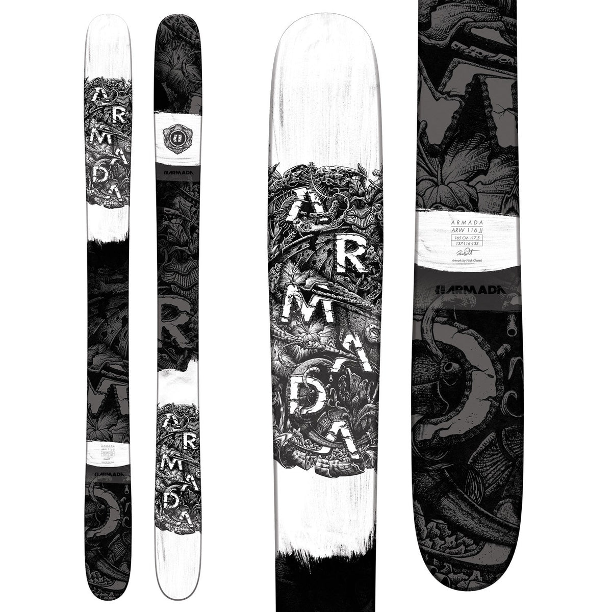 Armada ARW 116 VJJ Skis + Warden 13 Demo Bindings 2020