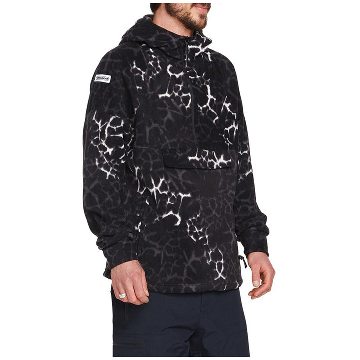 Volcom V-Science 1/2 Zip Fleece - Men's Black Giraffe