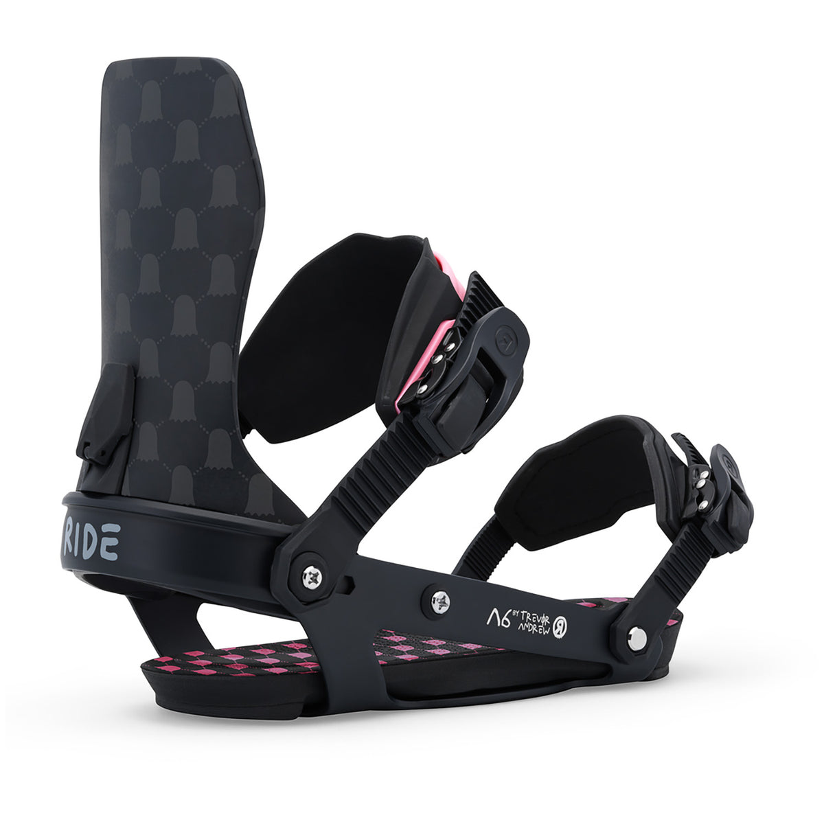 Ride A-6 x Trevor Andrew Snowboard Bindings 2025 Black