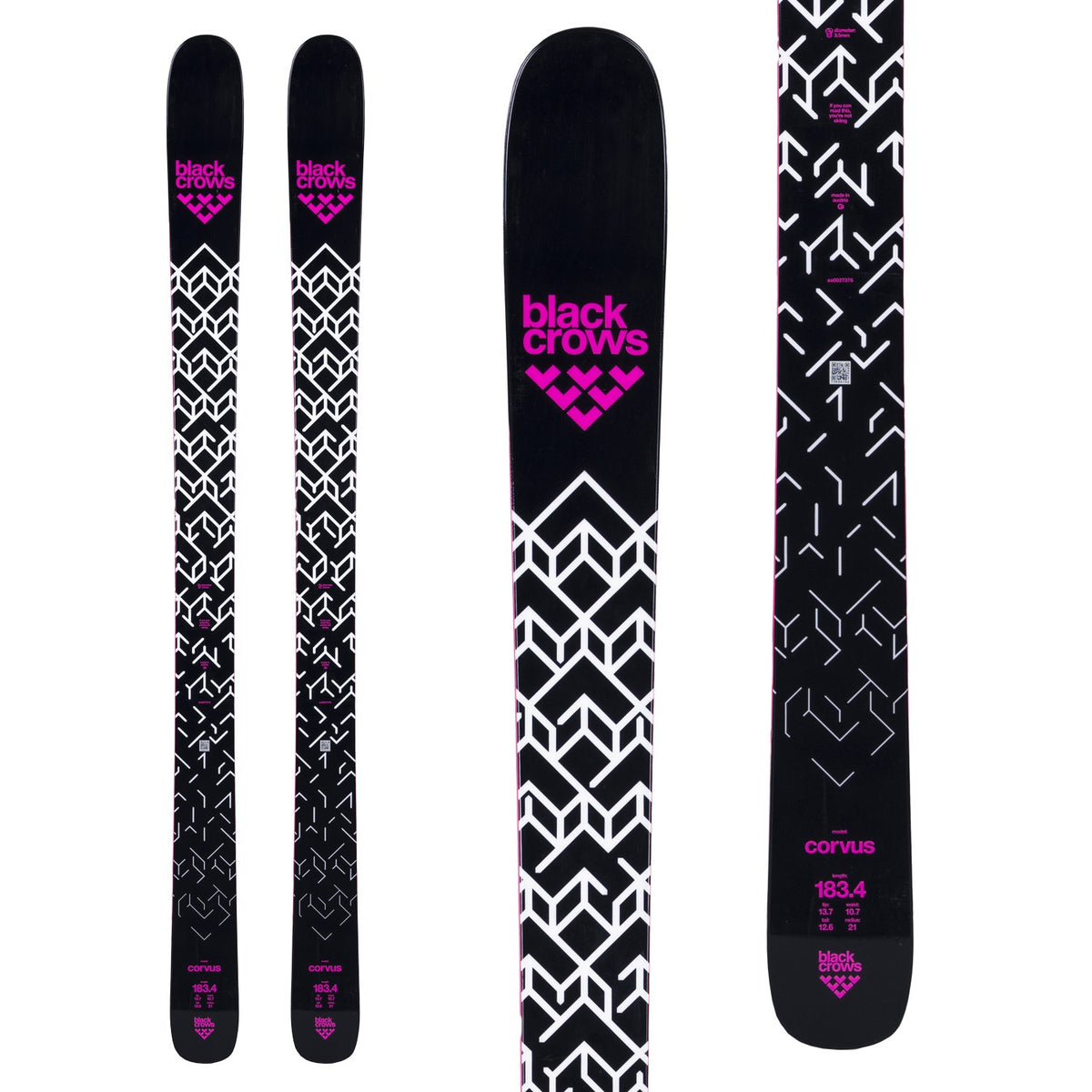 Black Crows Corvus Skis + Tyrolia Attack 13 Demo Bindings 2019