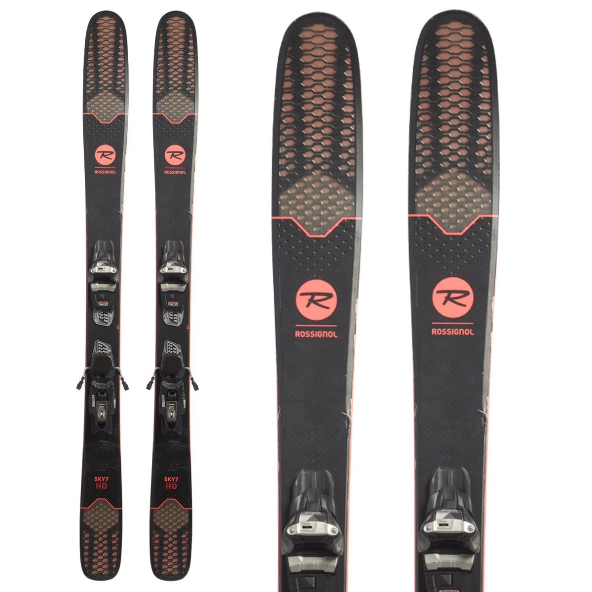 Rossignol Sky 7 HD Skis + Marker Squire 11 Demo Bindings 2019