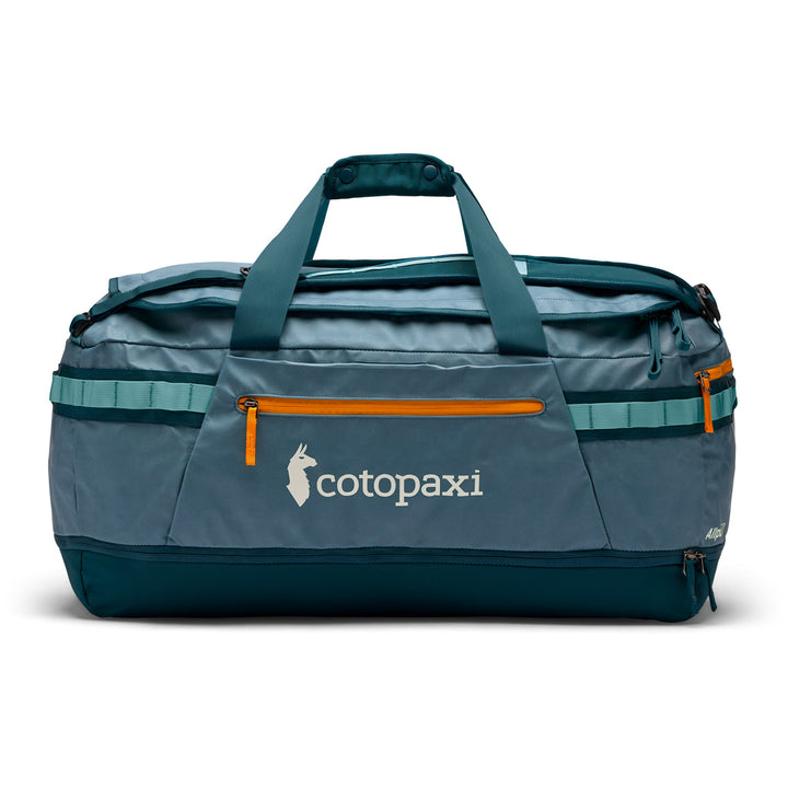 Cotopaxi Allpa Getaway 70L Duffel Bag Blue Spruce And Abyss