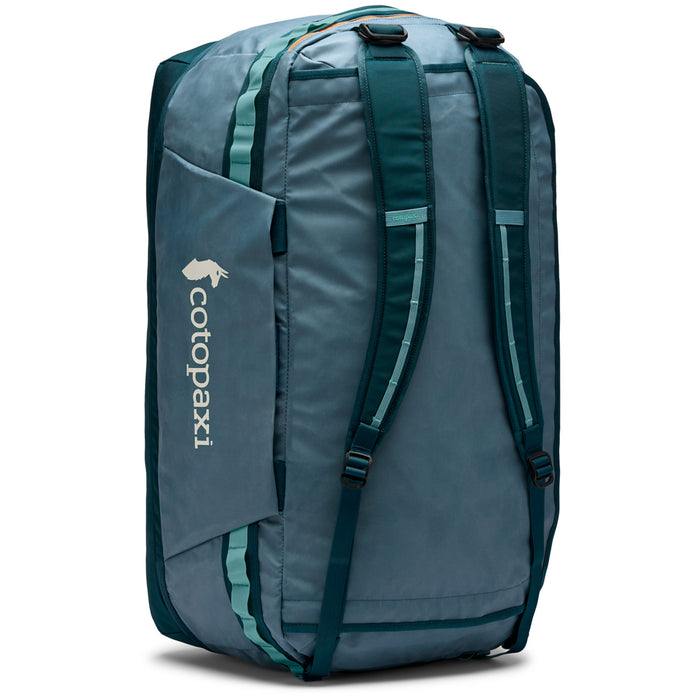 Cotopaxi Allpa Getaway 70L Duffel Bag Blue Spruce And Abyss