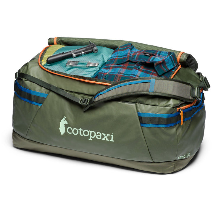 Cotopaxi Allpa Getaway 100L Duffel Bag Fatigue