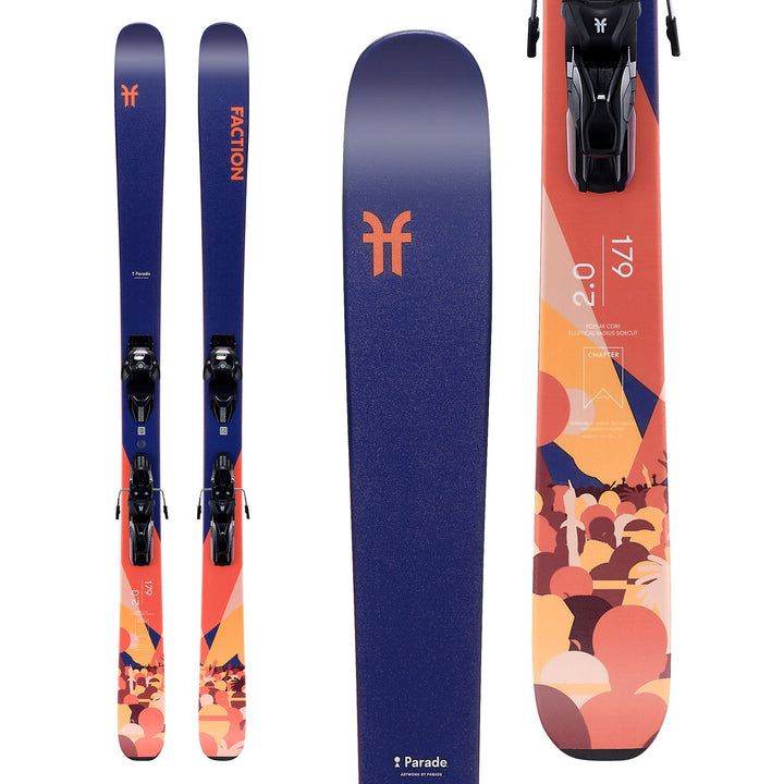 Faction Chapter 2.0 Skis + Warden 13 Demo Bindings 2020