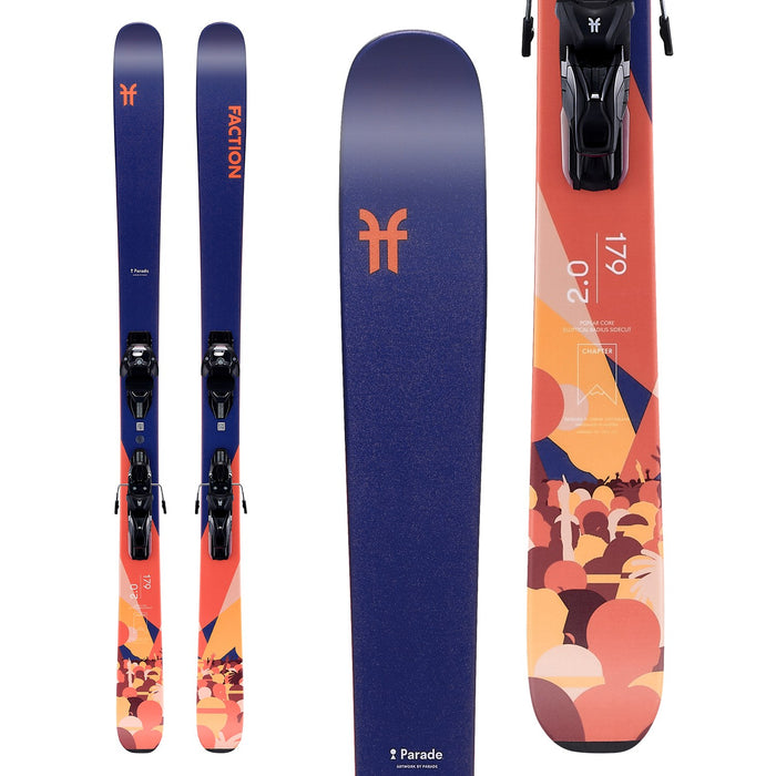 Faction Chapter 2.0 Skis + Warden 13 Demo Bindings 2020