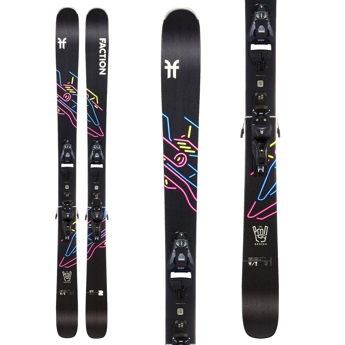 Faction Prodigy 2.0 Skis + Warden 11 Demo Bindings 2023