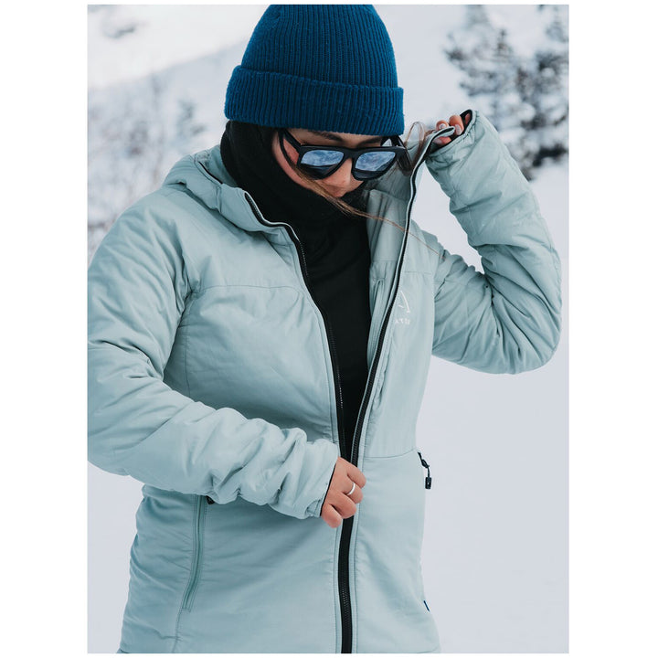 Burton AK Helium Hooded Stretch Jacket - Women's Petrol Green