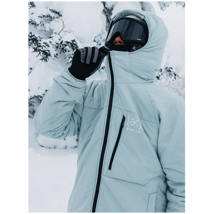 Burton AK Helium Hooded Stretch Jacket Petrol Green