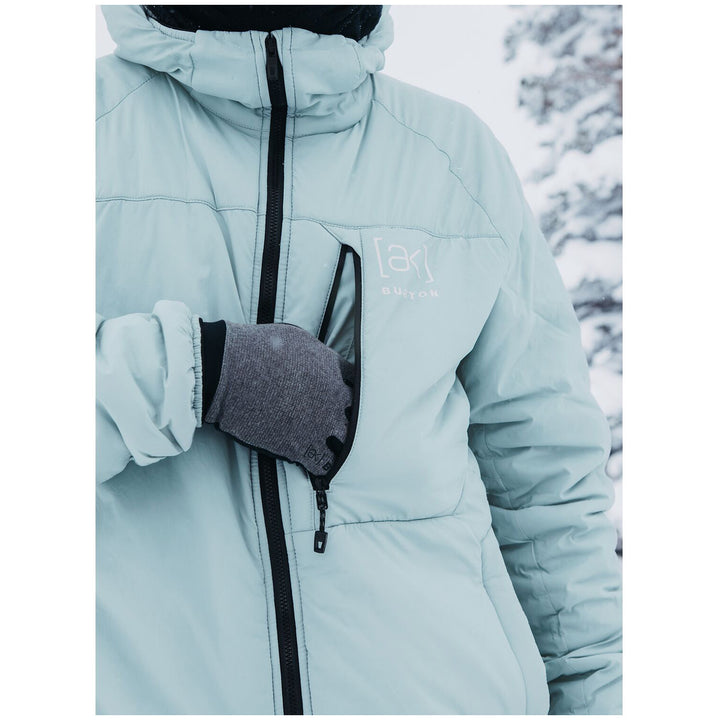 Burton AK Helium Hooded Stretch Jacket Petrol Green