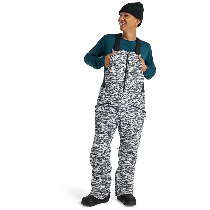 Burton Reserve Bib Pants Zebra Camo
