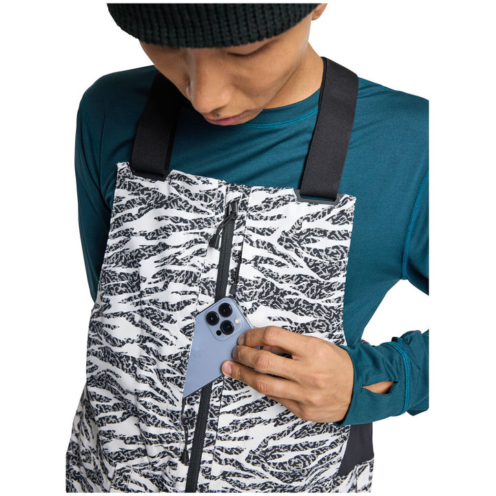 Burton Reserve Bib Pants Zebra Camo