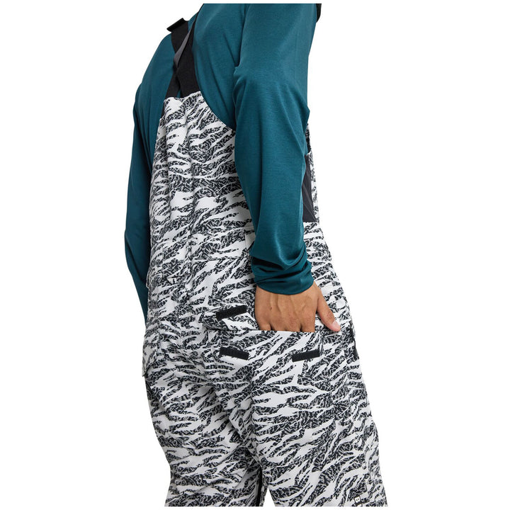 Burton Reserve Bib Pants Zebra Camo