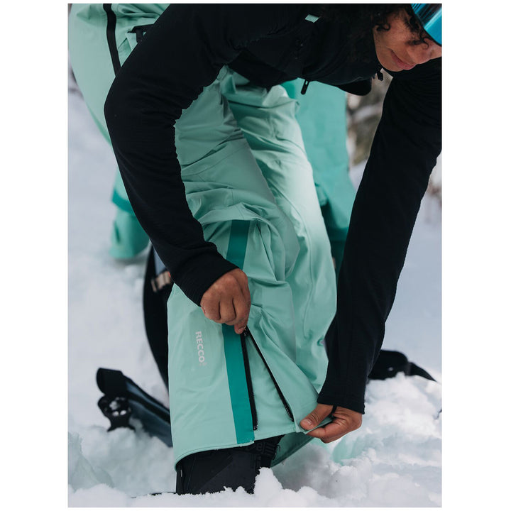 Burton AK GORE-TEX Tusk Pro 3L Hi-Top Bibs - Women's Powder Mint
