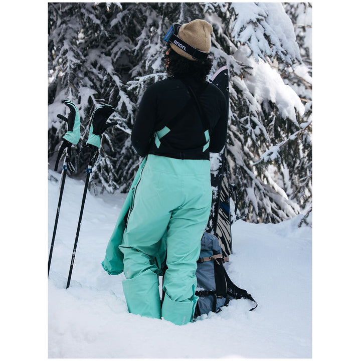 Burton AK GORE-TEX Tusk Pro 3L Hi-Top Bibs - Women's Powder Mint