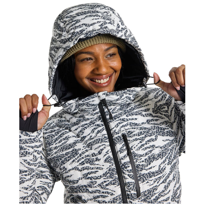Burton Loyil Down Jacket - Women's Zebra Camo