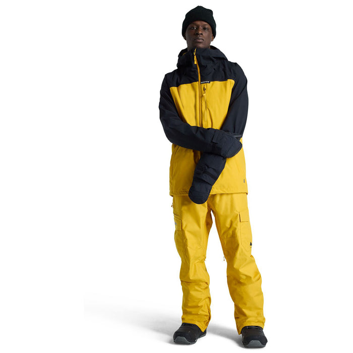 Burton Lodgepole Jacket - Men's True Black/Goldenrod
