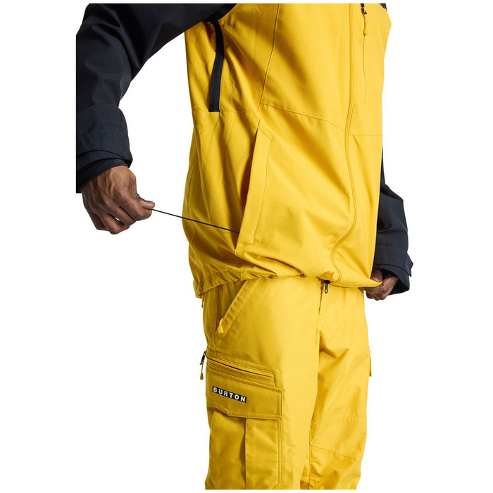 Burton Lodgepole Jacket - Men's True Black/Goldenrod