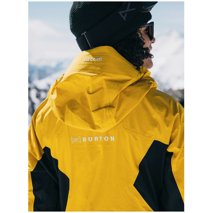 Burton AK GORE-TEX 3L C-Knit Tuvak Jacket - Women's Goldenrod/True Black