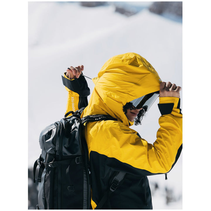 Burton AK GORE-TEX 3L C-Knit Tuvak Jacket - Women's Goldenrod/True Black