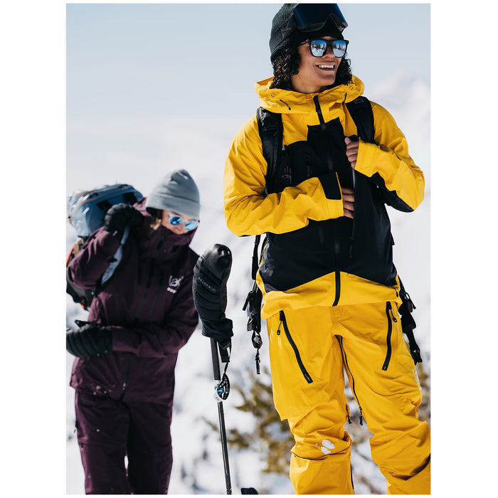 Burton AK GORE-TEX 3L C-Knit Tuvak Jacket - Women's Goldenrod/True Black