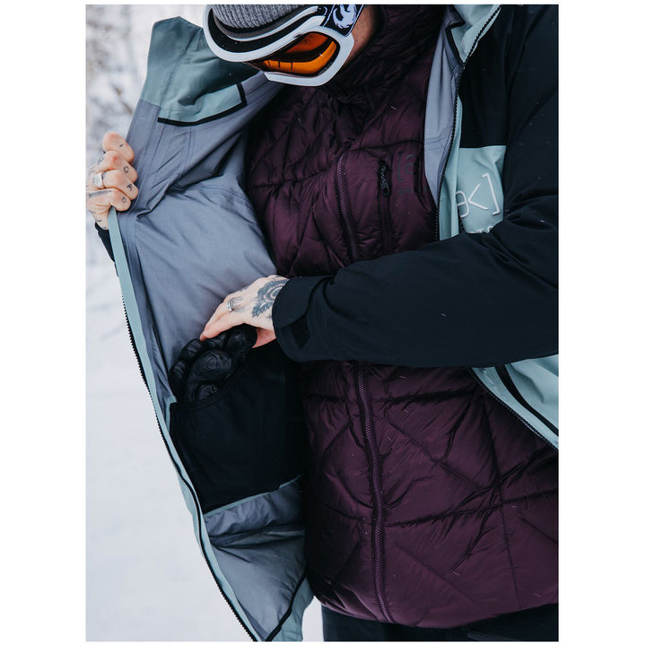 Burton AK GORE-TEX 3L C-Knit Tuvak Jacket - Men's Petrol Green/True Black