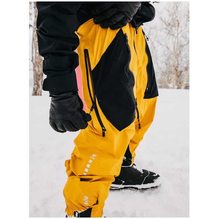 Burton AK GORE-TEX 3L C-Knit Tuvak Pants - Men's Goldenrod/True Black