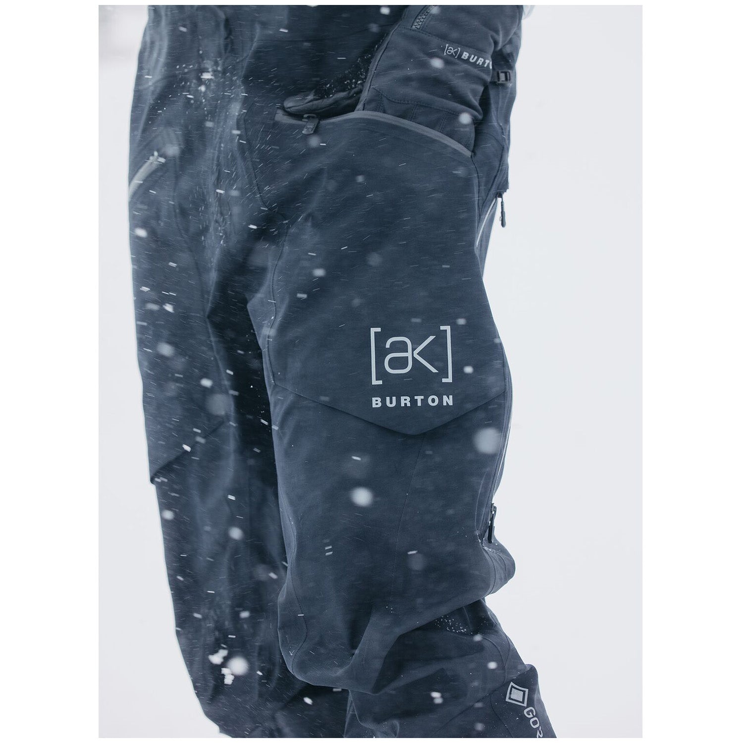 Burton Men's [ak] GORE-TEX 3L Stretch Freebird Bib Pants True Black / M