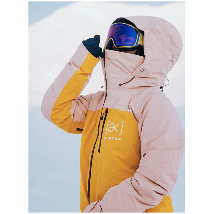 Burton AK Embark GORE-TEX 2L Jacket - Women's Shadow Pink/Golden Rod