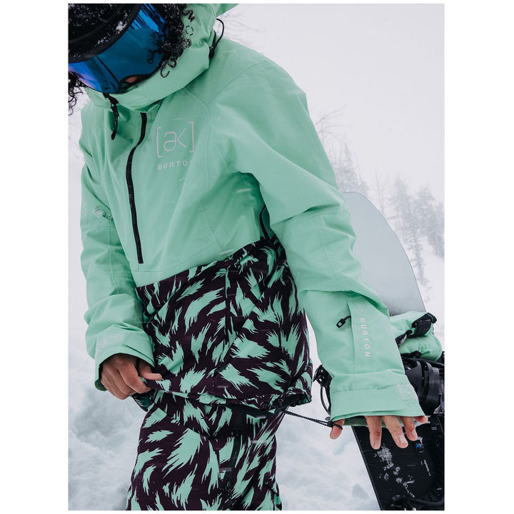 Burton AK Kimmy GORE-TEX 2L Anorak - Women's Powder Mint/Fur Purple Root