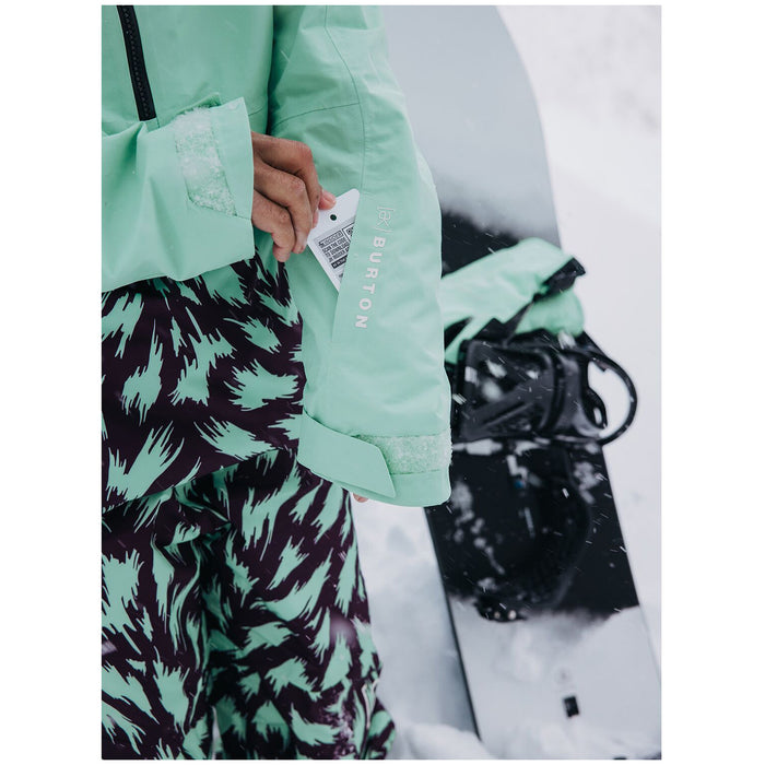 Burton AK Kimmy GORE-TEX 2L Anorak - Women's Powder Mint/Fur Purple Root