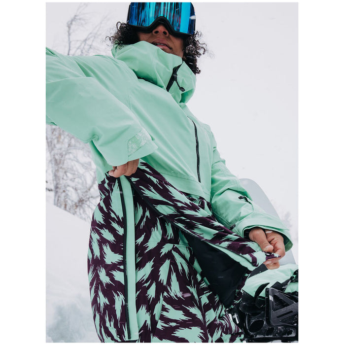 Burton AK Kimmy GORE-TEX 2L Anorak - Women's Powder Mint/Fur Purple Root