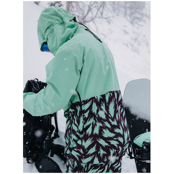 Burton AK Kimmy GORE-TEX 2L Anorak - Women's Powder Mint/Fur Purple Root