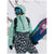 Burton AK Kimmy GORE-TEX 2L Anorak - Women's Powder Mint/Fur Purple Root