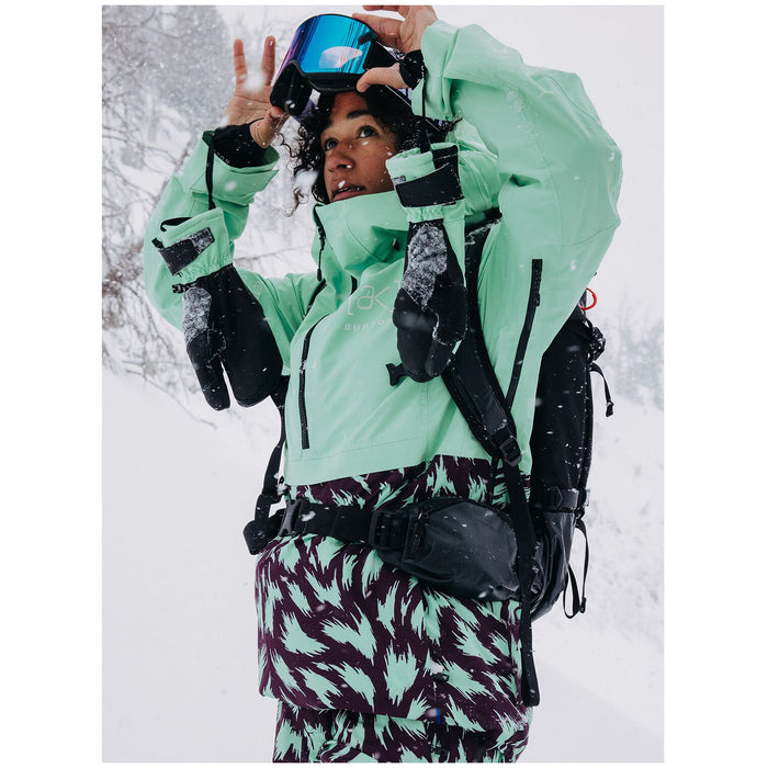 Burton AK Kimmy GORE-TEX 2L Anorak - Women's Powder Mint/Fur Purple Root