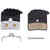 Shimano H03C-MF Disc Brake Pads with Fins Black