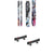 Atomic Bent 100 Skis + Yakima FreshTrack 4 Snow Rack w/ Locks 2025
