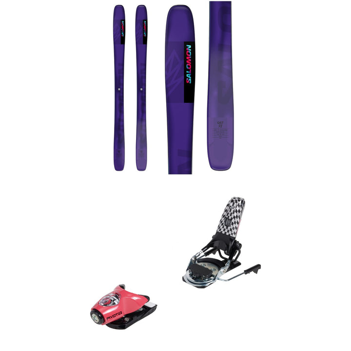 Salomon QST 98 Skis + Look x evo Pivot 15 GW Ski Bindings 2025
